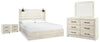 Cambeck King Panel Bed, Dresser, Mirror and 2 Nightstands