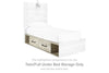 Almacenamiento debajo de la cama Cambeck Twin/Full