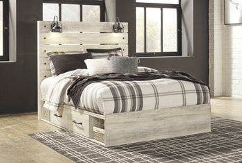 Cama Queen Cambeck con dos cajones de almacenamiento
