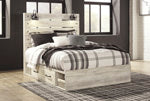 Cama Queen Cambeck con 4 cajones de almacenamiento