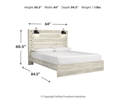 Cama Queen con paneles Cambeck