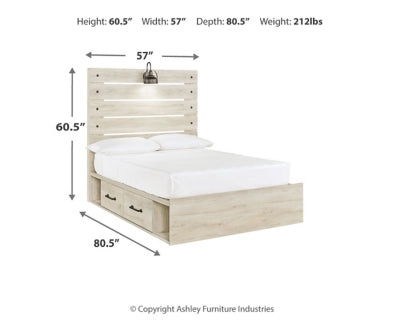 Cama completa Cambeck con dos cajones de almacenamiento