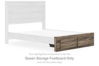 Pie de cama con almacenamiento Baystorm Queen