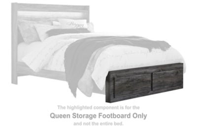 Pie de cama con almacenamiento Baystorm Queen