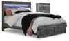 Cama Queen con almacenamiento y arcón Baystorm