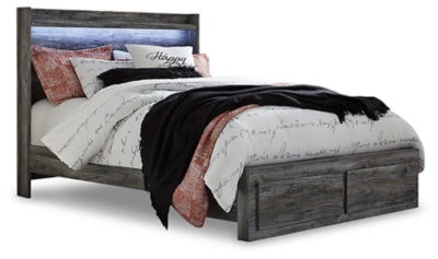 Cama Queen con paneles Baystorm y 2 cajones de almacenamiento