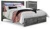 Cama King con almacenamiento y arcón Baystorm