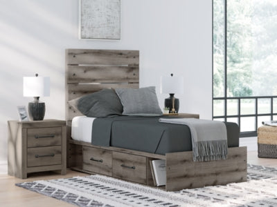 Cama doble con paneles y espacio de almacenamiento Urbanoore
