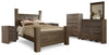 Juararo Queen Poster Bed, Dresser, Mirror, Chest and 2 Nightstands