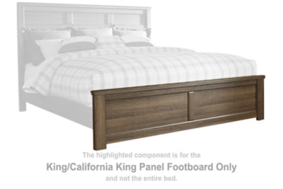 Pie de cama con panel Juararo King/California King