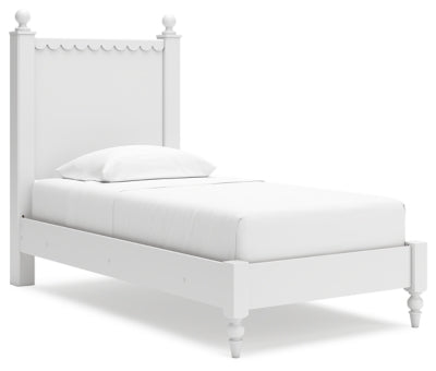 Cama individual con paneles Mollviney