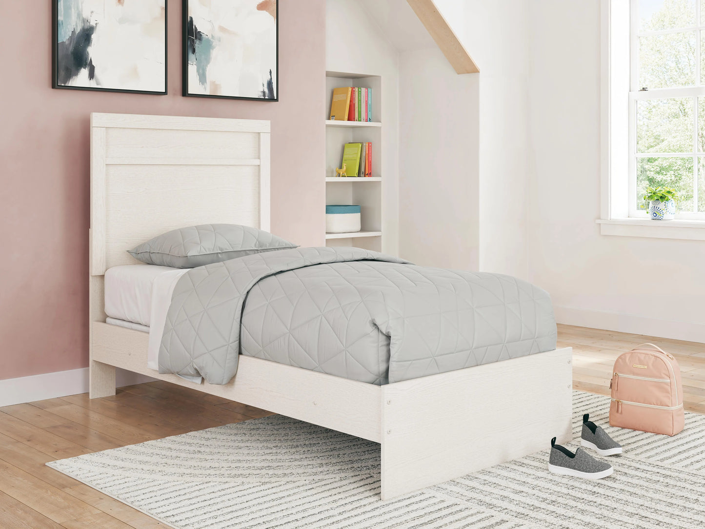 Cama individual con paneles Stelsie