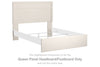Cabecera/pie de cama con panel Queen de Stelsie