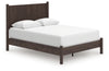 Cama Cadmori Queen con plataforma y paneles
