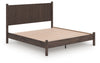 Cama Cadmori King con plataforma y paneles