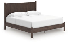 Cama Cadmori King con plataforma y paneles