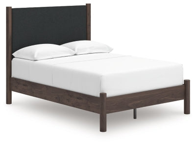Cadmori Full Upholstered Panel Platform Bed