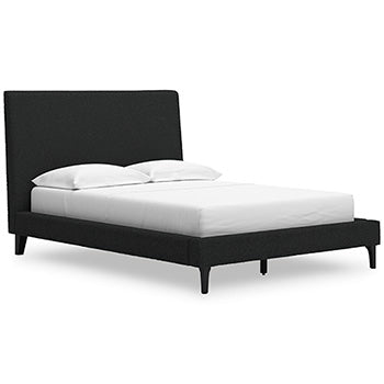 Cadmori Full Upholstered Bed with Roll Slats