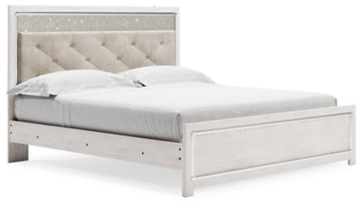 Cama King con paneles Altyra