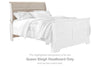 Cabecero de cama estilo trineo Willowton Queen