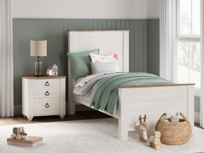 Willowton Twin Panel Bed