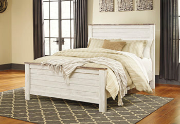 Pie de cama con panel Willowton Queen
