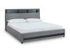 Cayberry King/California King Upholstered Headboard/Footboard/Roll Slats