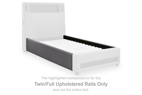 Cayberry Twin/Full Upholstered Rails