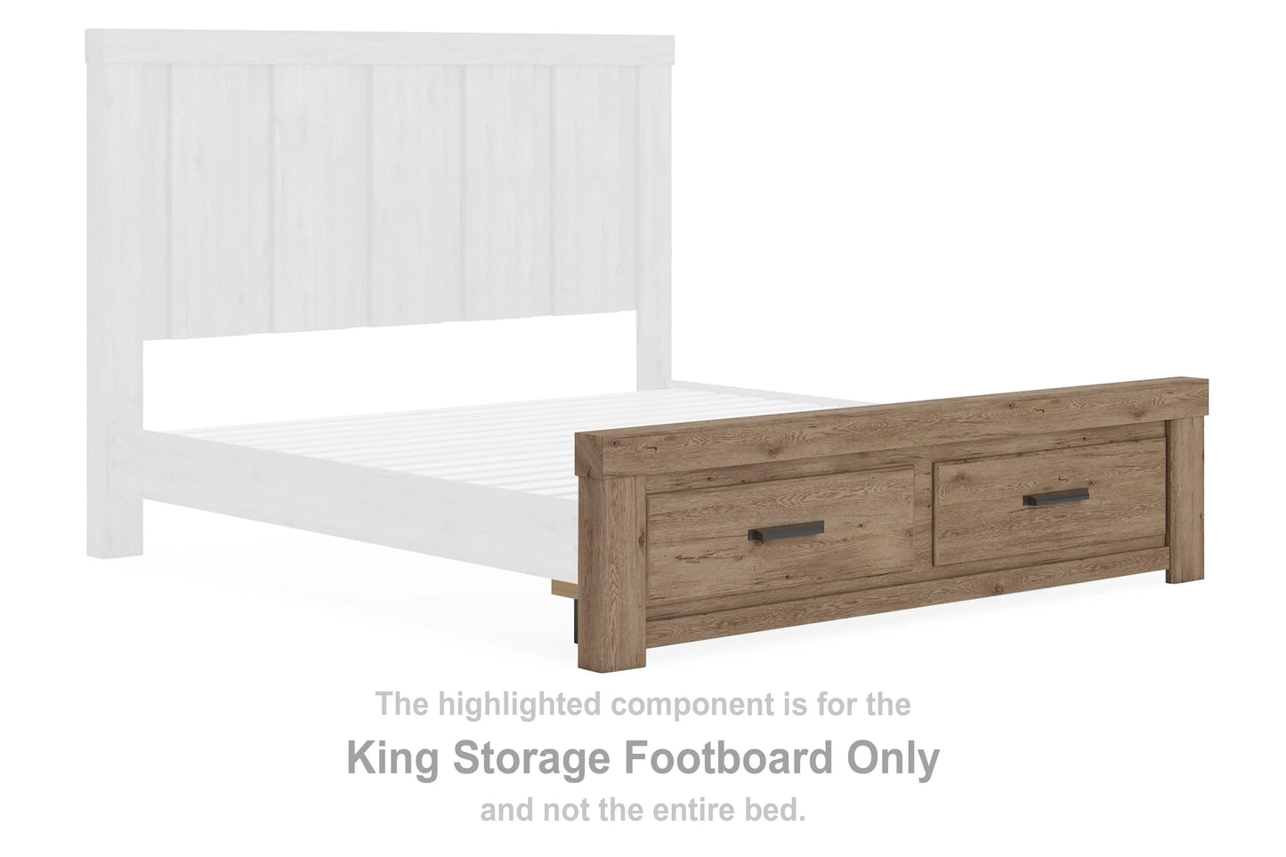 Garistyn King Storage Footboard