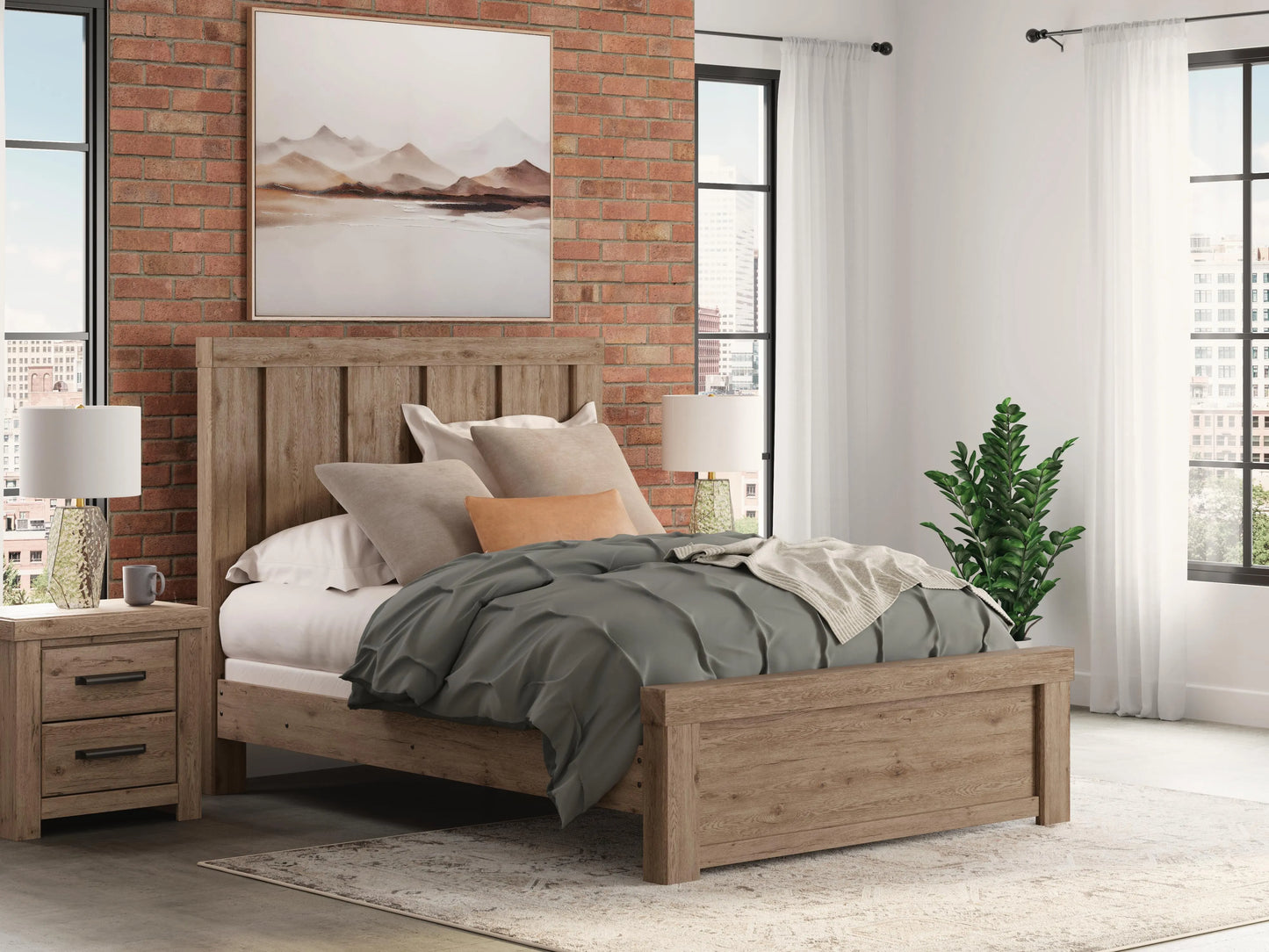 Garistyn Queen Panel Bed