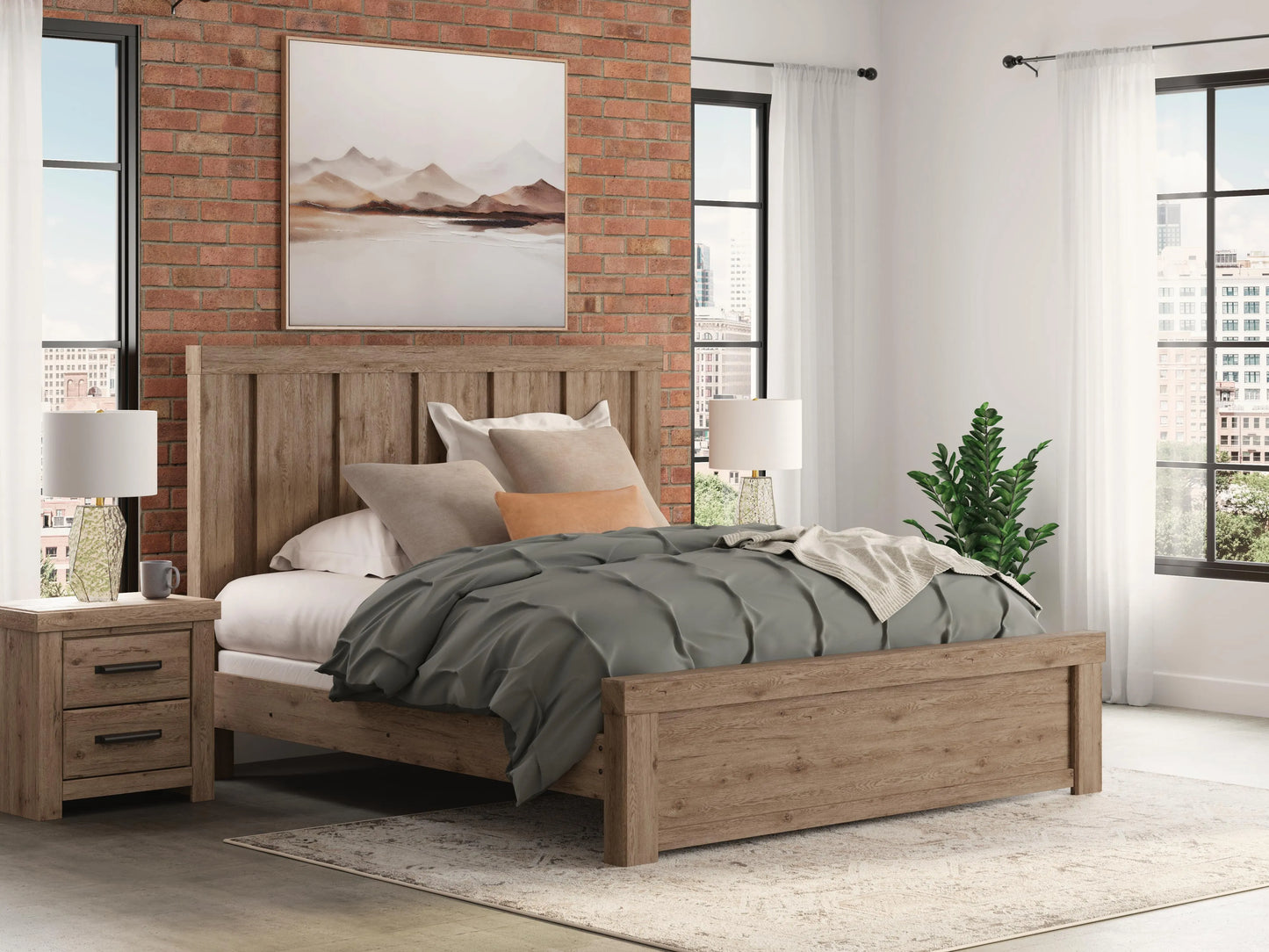 Garistyn King Panel Bed