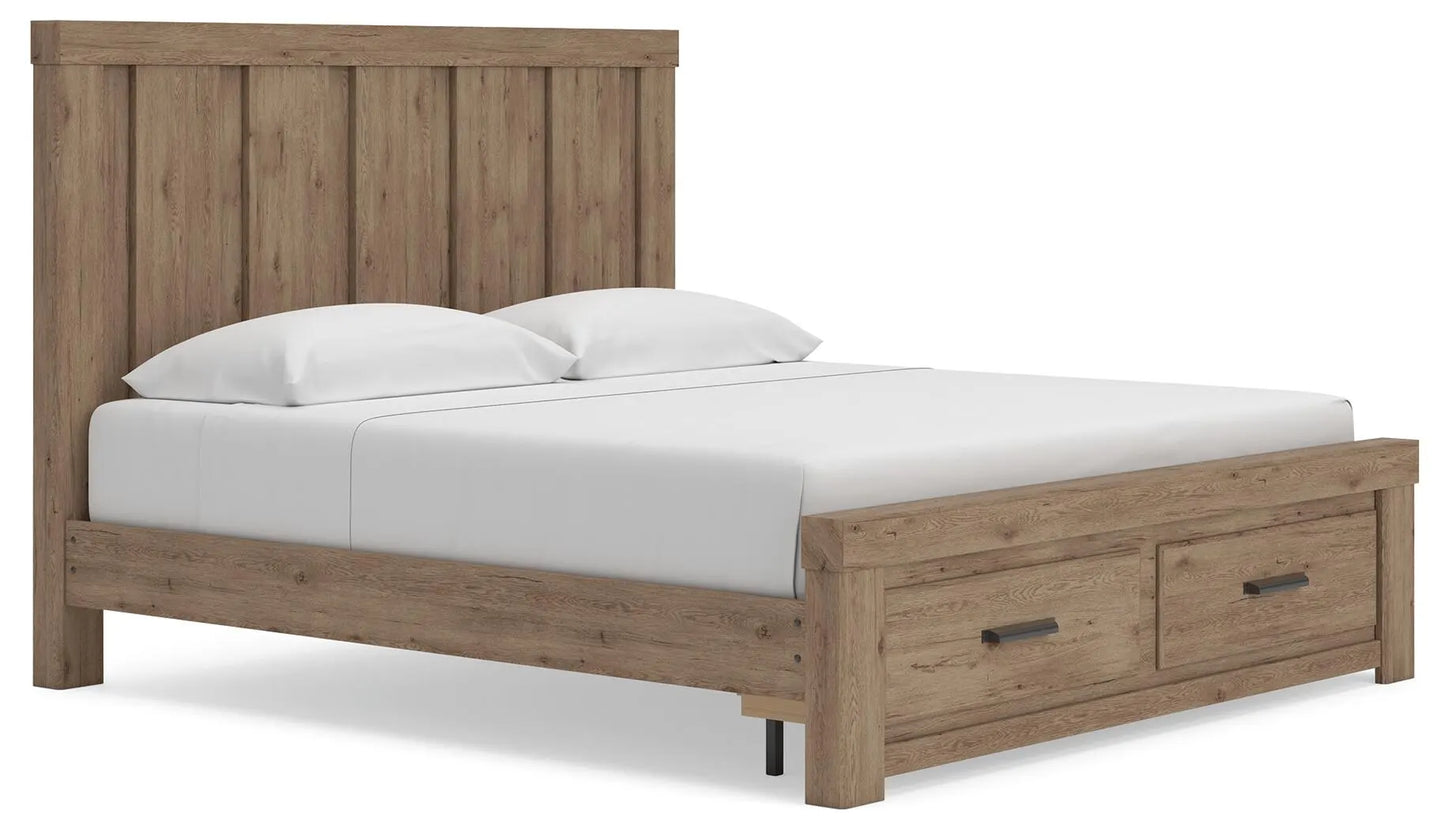 Garistyn King Panel Storage Bed