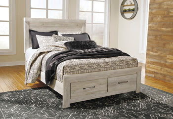 Pie de cama con almacenamiento Bellaby Queen