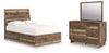 Zadilyn Full Panel Storage Bed, Dresser and Mirror