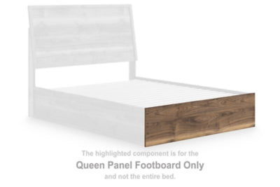 Pie de cama con panel Queen de Zadilyn