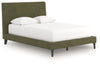 Zadilyn Queen Upholstered Bed with Roll Slats