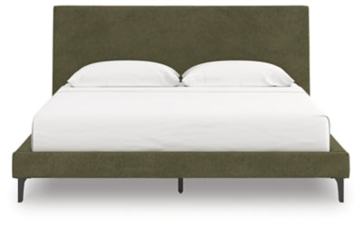 Cama tapizada Zadilyn California King con láminas enrollables