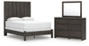 Parlayon Queen Panel Bed, Dresser and Mirror