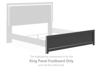 Pie de cama con panel King de Birmonton