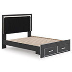 Pie de cama con almacenamiento Queen de Birmonton