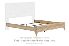 Holloway King Panel Footboard with Rails
