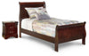 Alisdair Twin Sleigh Bed and Nightstand