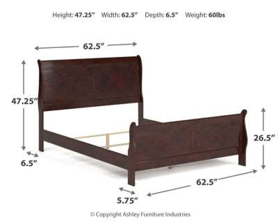 Cabecero/pie de cama Alisdair Queen Sleigh