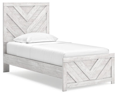 Cama doble con paneles Cayboni