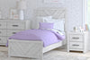 Cama doble con paneles Cayboni