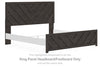 Cabecera/pie de cama con panel King Prendonea
