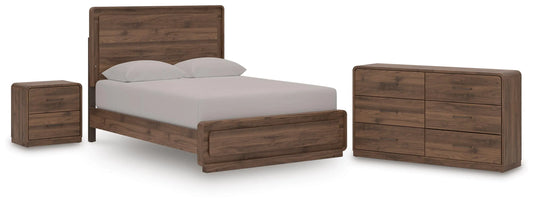 Hollinaze Queen Panel Bed, Dresser and Nightstand
