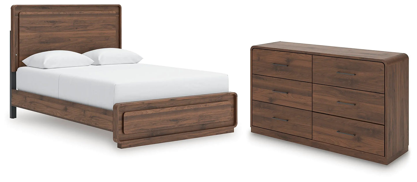 Hollinaze Queen Panel Bed and Dresser