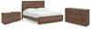 Hollinaze King Panel Bed, Dresser and 2 Nightstands