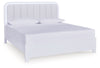 Cama tapizada Frostlyn King con paneles